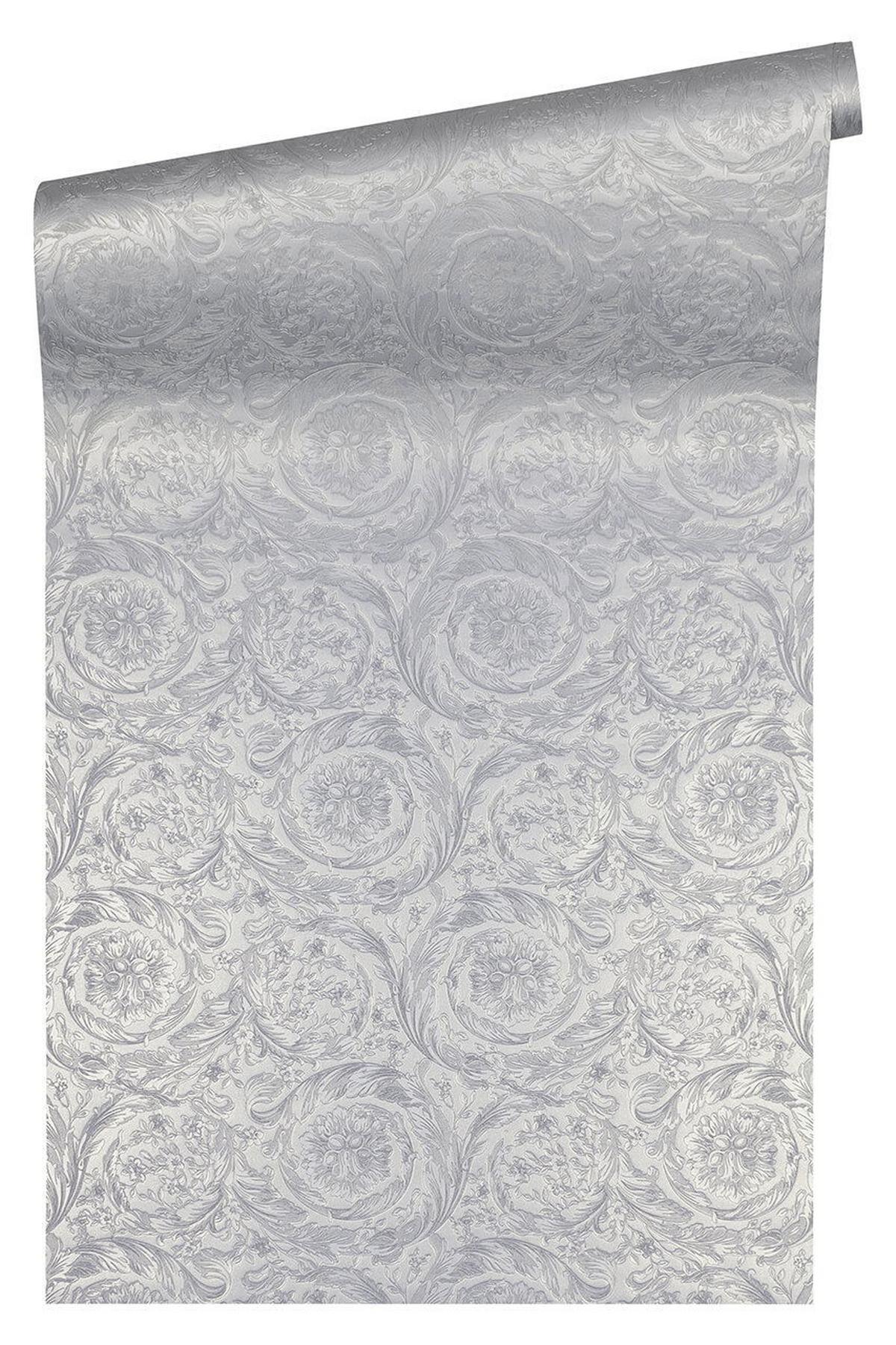 VLIESTAPETE 70/1005 cm - Silberfarben/Grau, Textil (70/1cm) - KUNSTLOFT