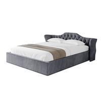 POLSTERBETT mit Bettkasten und Lattenrost, Bett mit Matratze H3/H4 - ZORAN-V1 120x200 Dunkelgrau - Dunkelgrau, Holzwerkstoff/Textil (120/200cm) - ALTDECOR