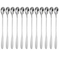LÖFFEL-SET 18.9 cm (12-tlg) - Silberfarben, Metall - Intirilife