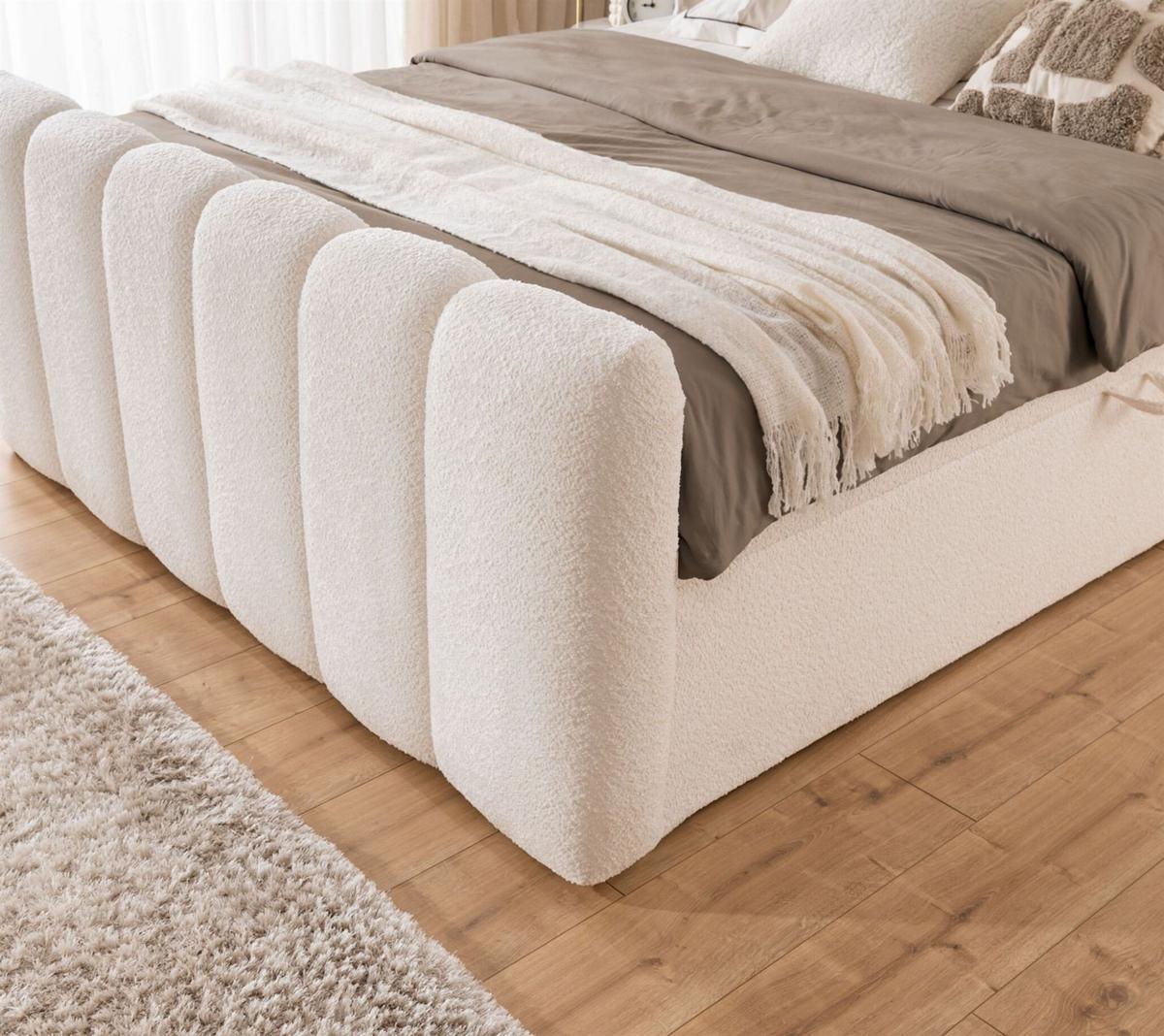 BOXBETT Denis - Braun, Holzwerkstoff/Textil (160/200cm) - Fun Möbel
