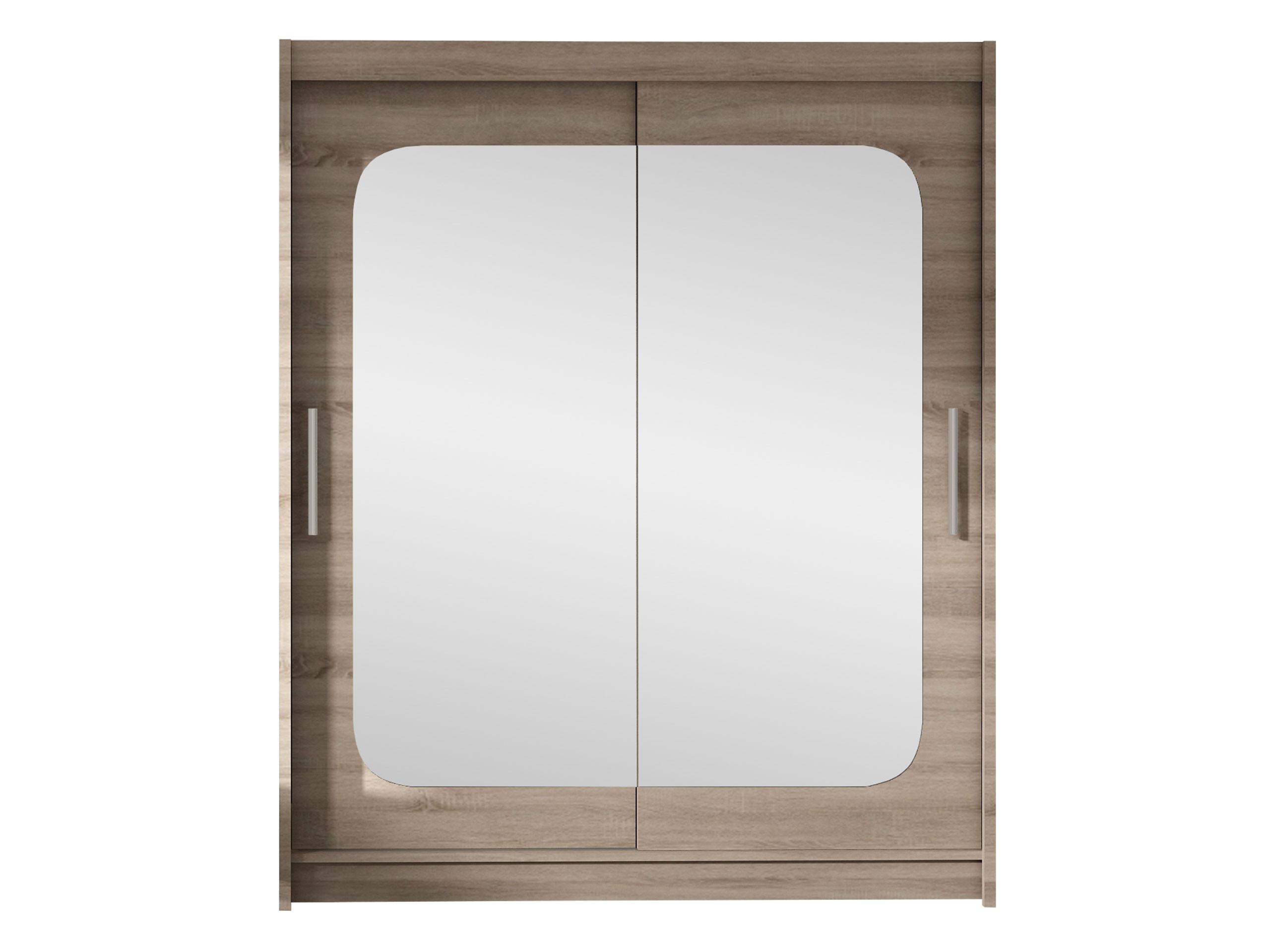 SCHWEBETÜRENSCHRANK Westa XII - Silberfarben/Trüffeleichefarben, Holzwerkstoff/Metall (150/200/58cm) - MIRJAN24
