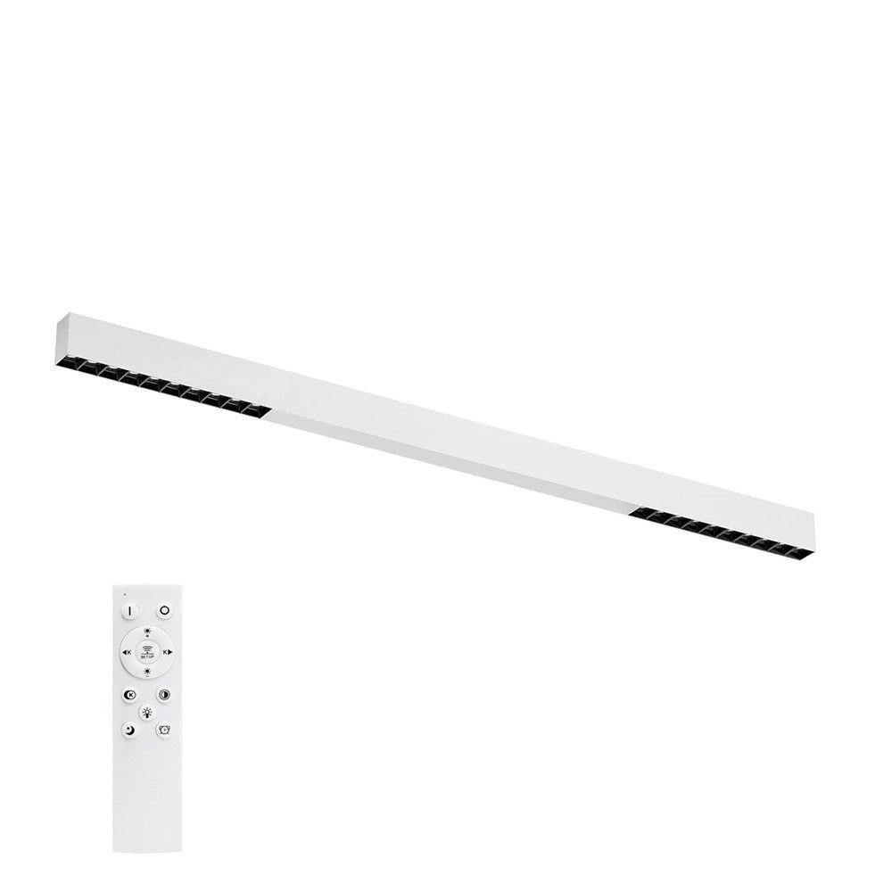 LED-DECKENLEUCHTE Ritter 107/3.5/5.5 cm - Weiß, Metall (106.5/5.2/3.3cm) - ZMH