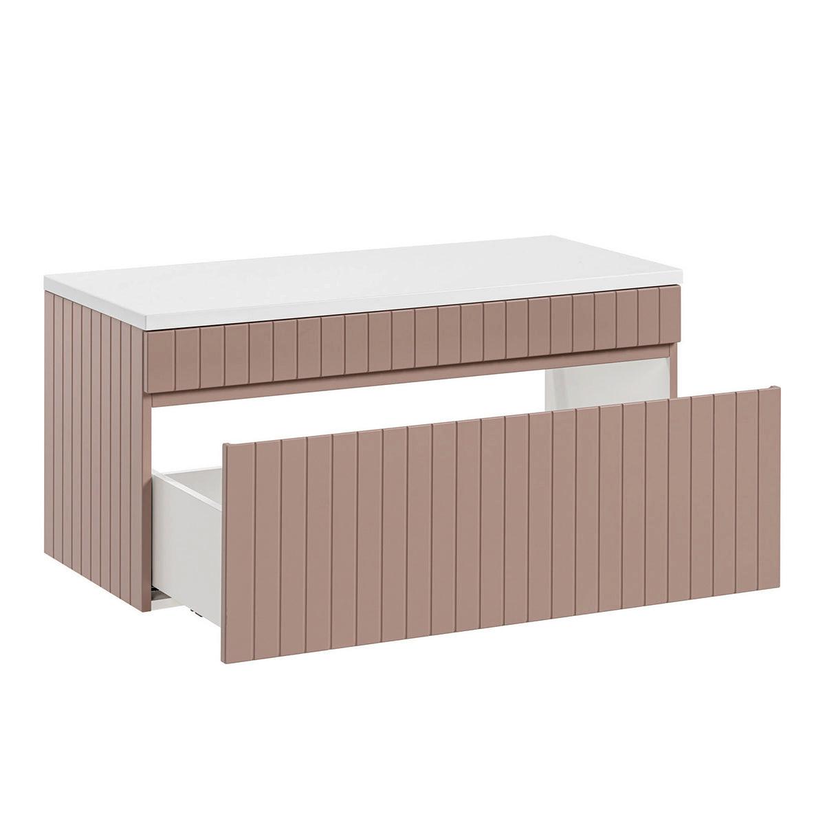 WASCHTISCHUNTERSCHRANK 100.4cm Zelie Rose - Pink, Holzwerkstoff (100.4/48/46cm) - Petits-meubles