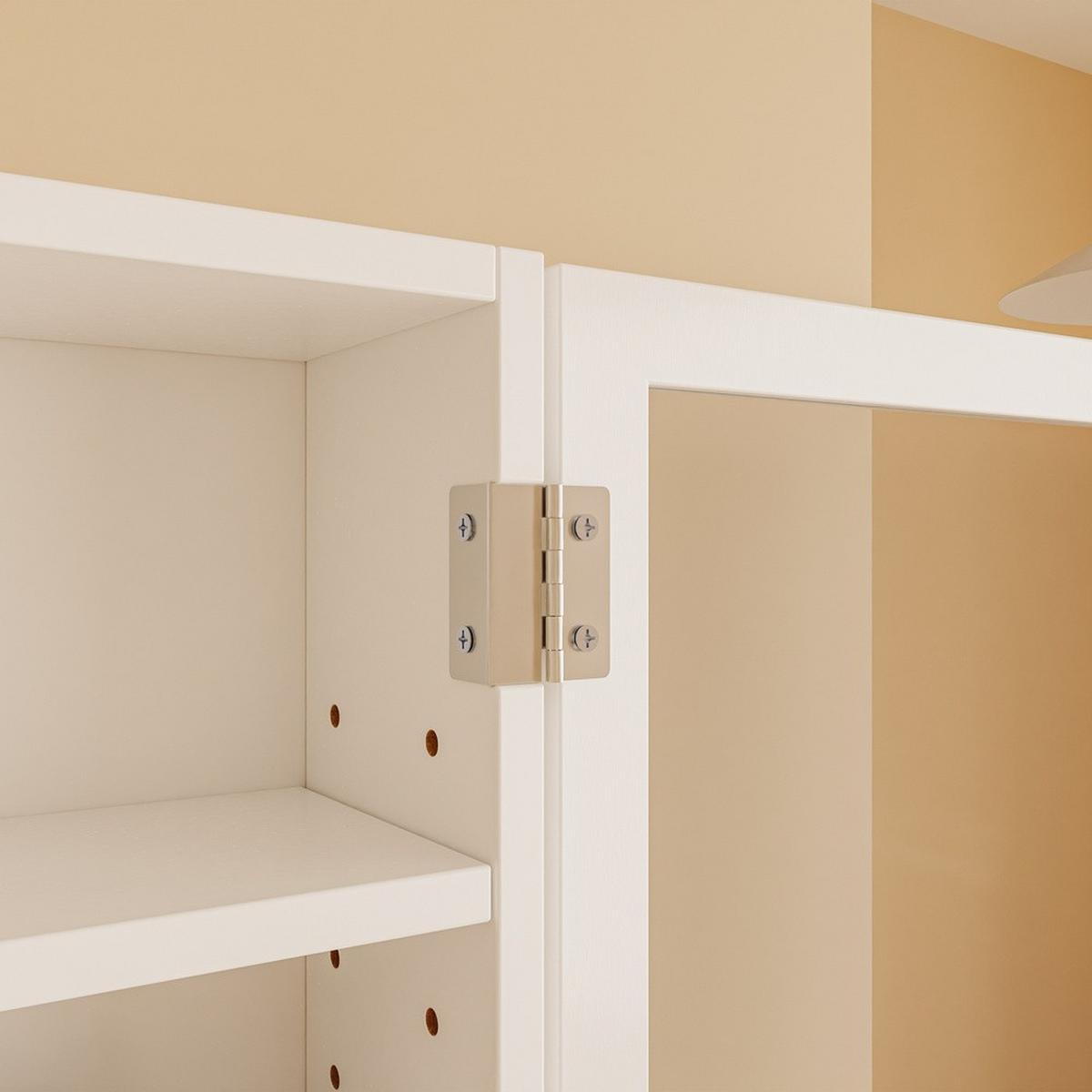 WANDSCHRANK zur Sammlungspräsentation FSB113-W - Ahornfarben, Fell (80/60/12.2cm) - SoBuy