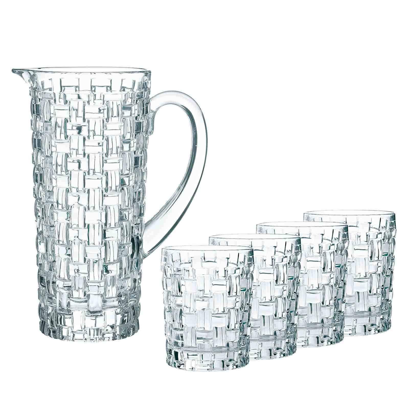 BECHER- UND KRUG-SET Bossa Nova transparent 5-tlg. - Transparent, Glas - Nachtmann