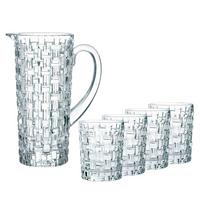 BECHER- UND KRUG-SET Bossa Nova transparent 5-tlg. - Transparent, Glas - Nachtmann