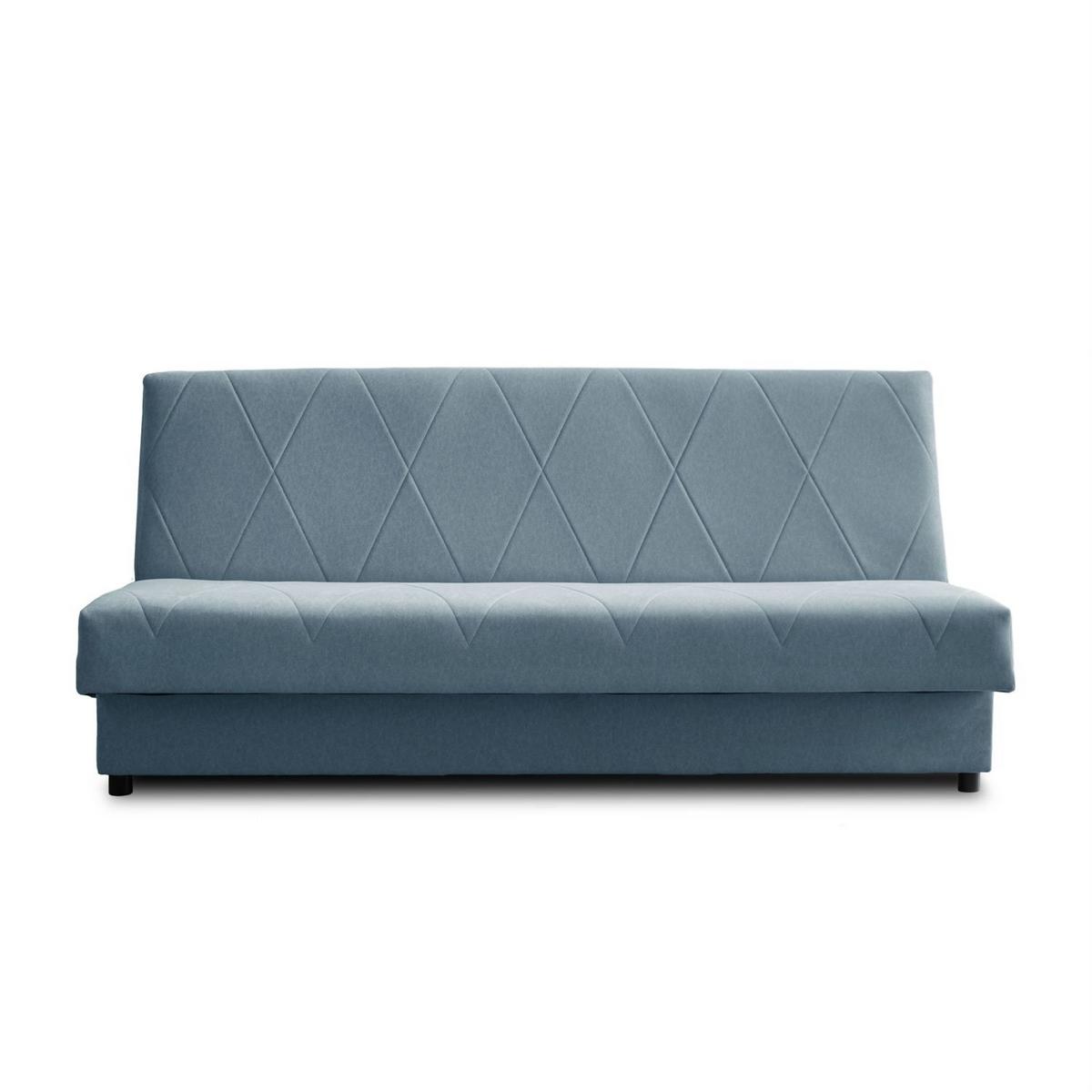 SCHLAFSOFA VERO mit Schlaffunktion Castel 74 - Blau, Textil (191/88/90cm) - Lookway