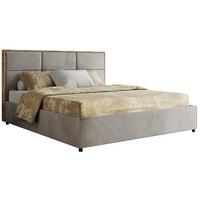 POLSTERBETT LERIO CLASSIC 140/200 - Hellgrau Velvet - Multipocket-Matratze - Hellgrau, Textil (140/200cm) - MKS