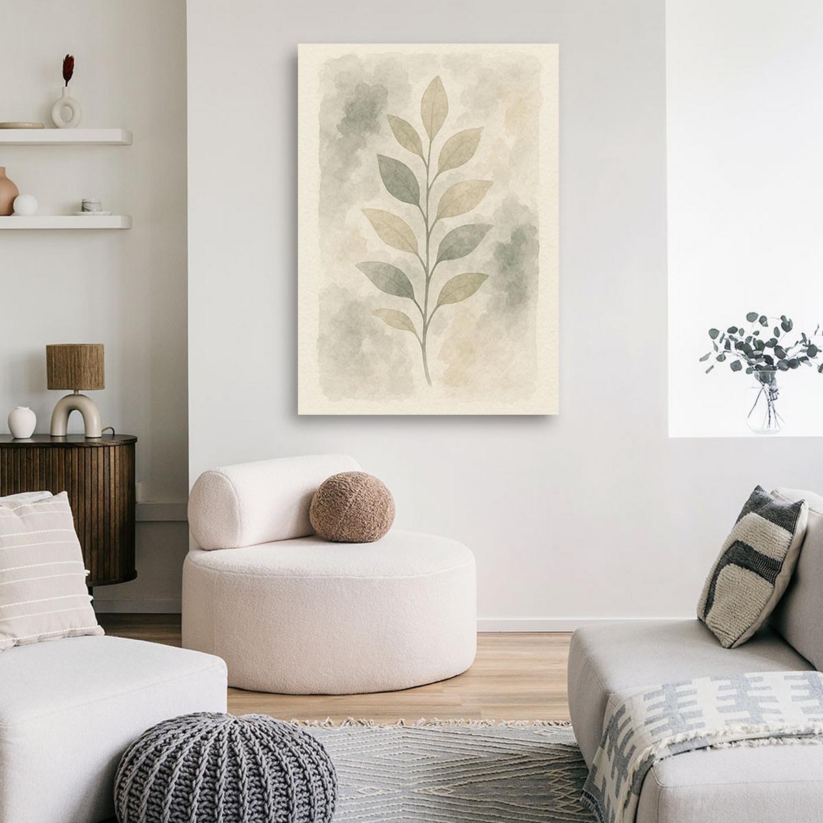 LEINWANDBILD Natur und Botanik 40x60cm - Beige, Textil (40/60cm) - Feeby