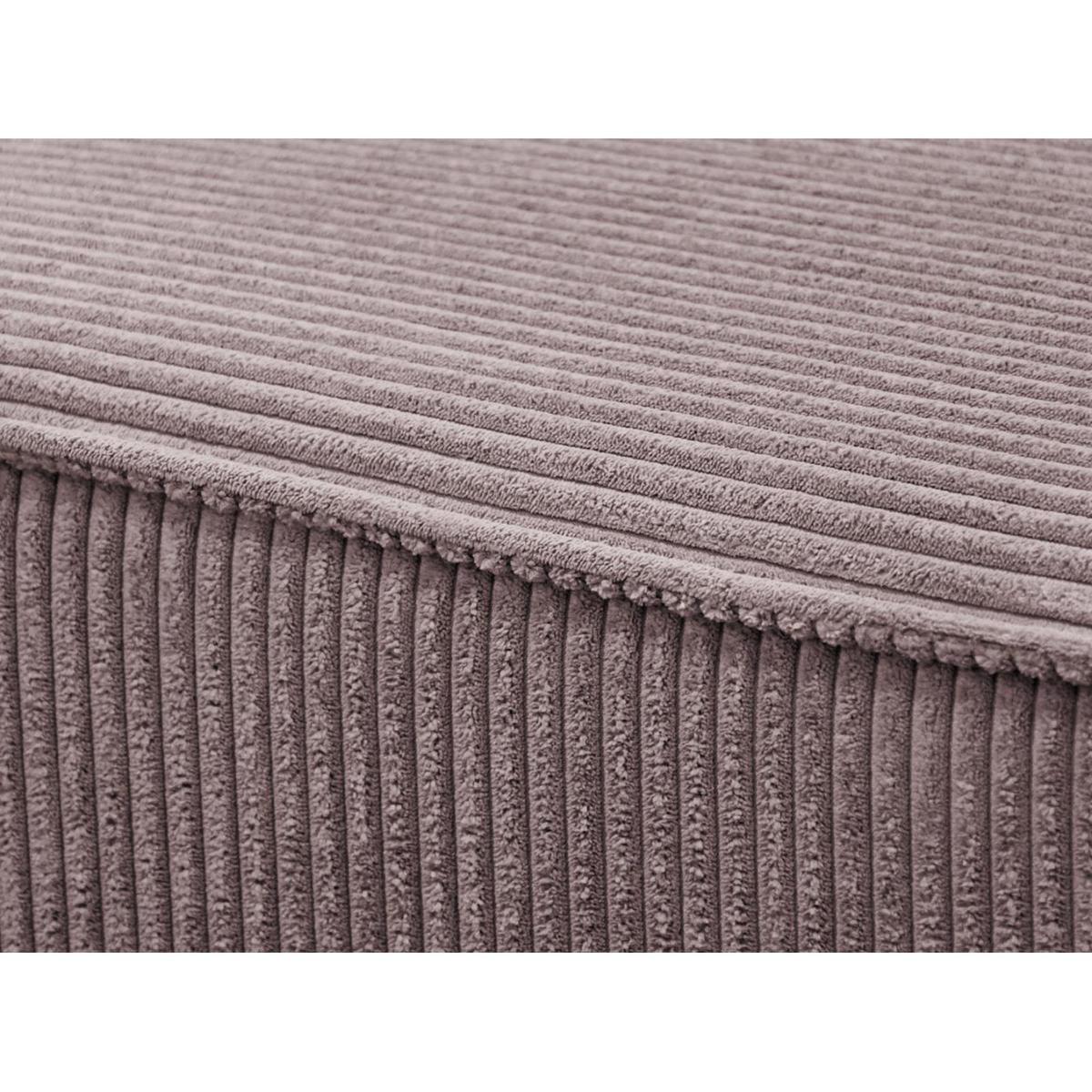 ECKSCHLAFSOFA Primo L rosa - Schwarz/Rosa, Textil (290/185cm) - Beautysofa
