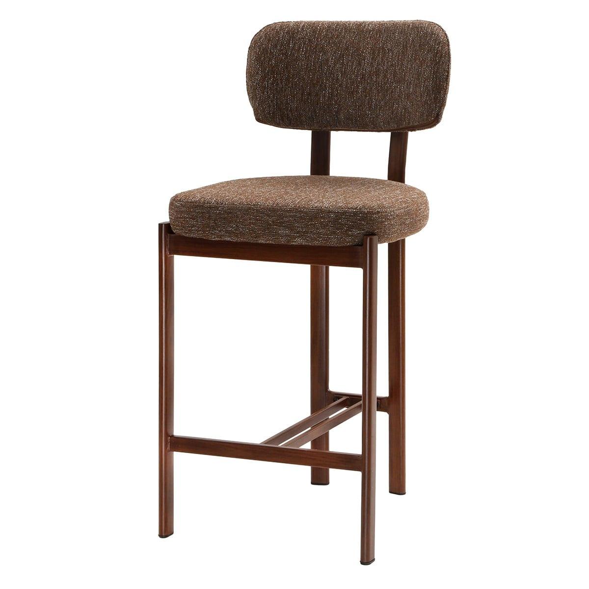 HOCKER 2er Set Stoff 56/56/92 cm - Braun, Textil (56/92/56cm) - Calicosy