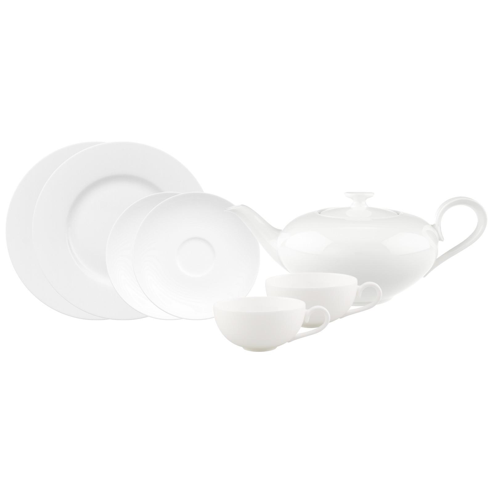 TEE-SET Royal weiß - Weiß, Keramik (2/2/2cm) - Villeroy & Boch