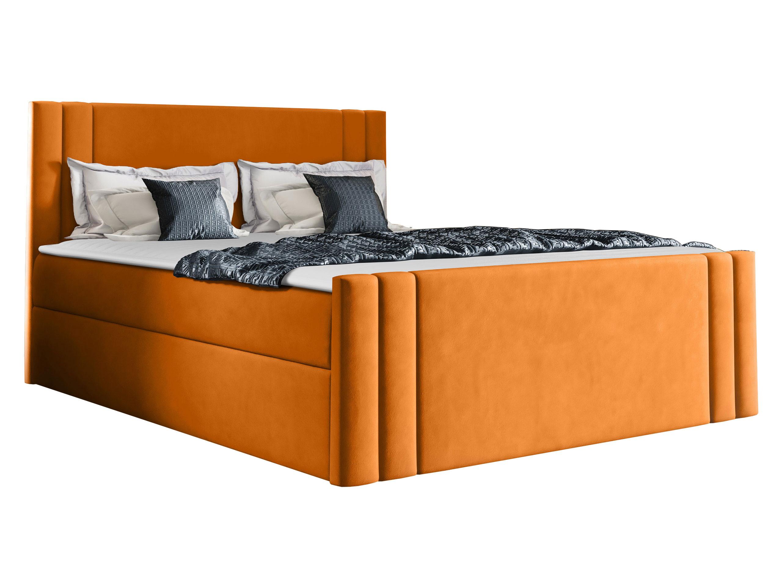 BOXBETT Carmen - H3 - Orange, Holz (160/200cm) - MIRJAN24