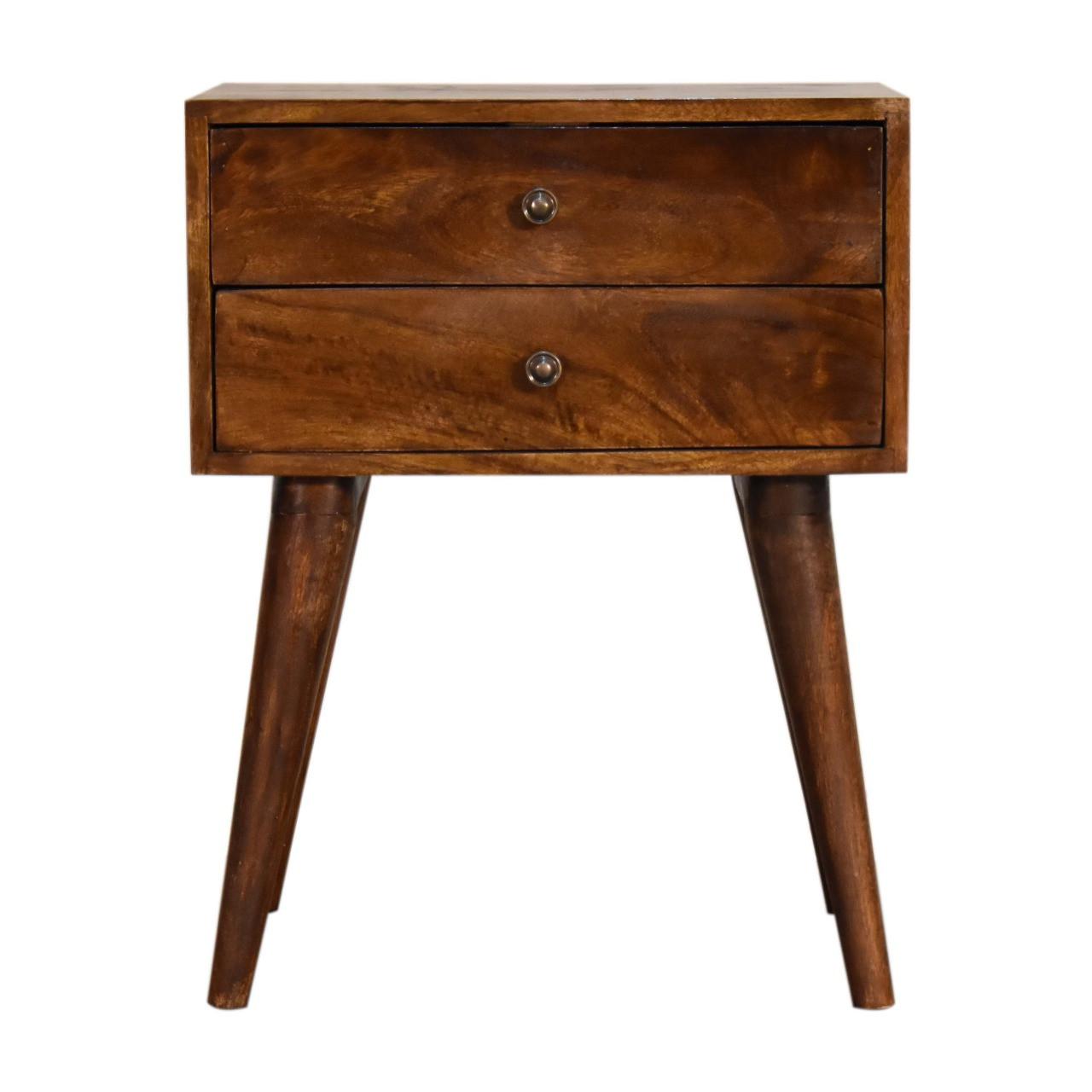 NACHTTISCH Ariella, Kastanienbraun - Braun, Holz (45/57/35cm) - Artisan Furniture