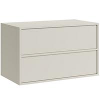 WASCHBECKENUNTERSCHRANK Mali 2 Schubladen Cashmere - 80 x 46 x 54 cm - Kaschmir, Holz (80/54/49cm) - Badplaats