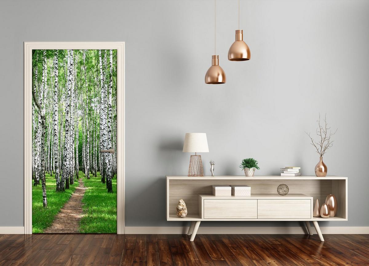 TÜRAUFKLEBER 95x205 cm Dekorativ für Türen - Grün, Kunststoff (95/205/0.01cm) - TULUP