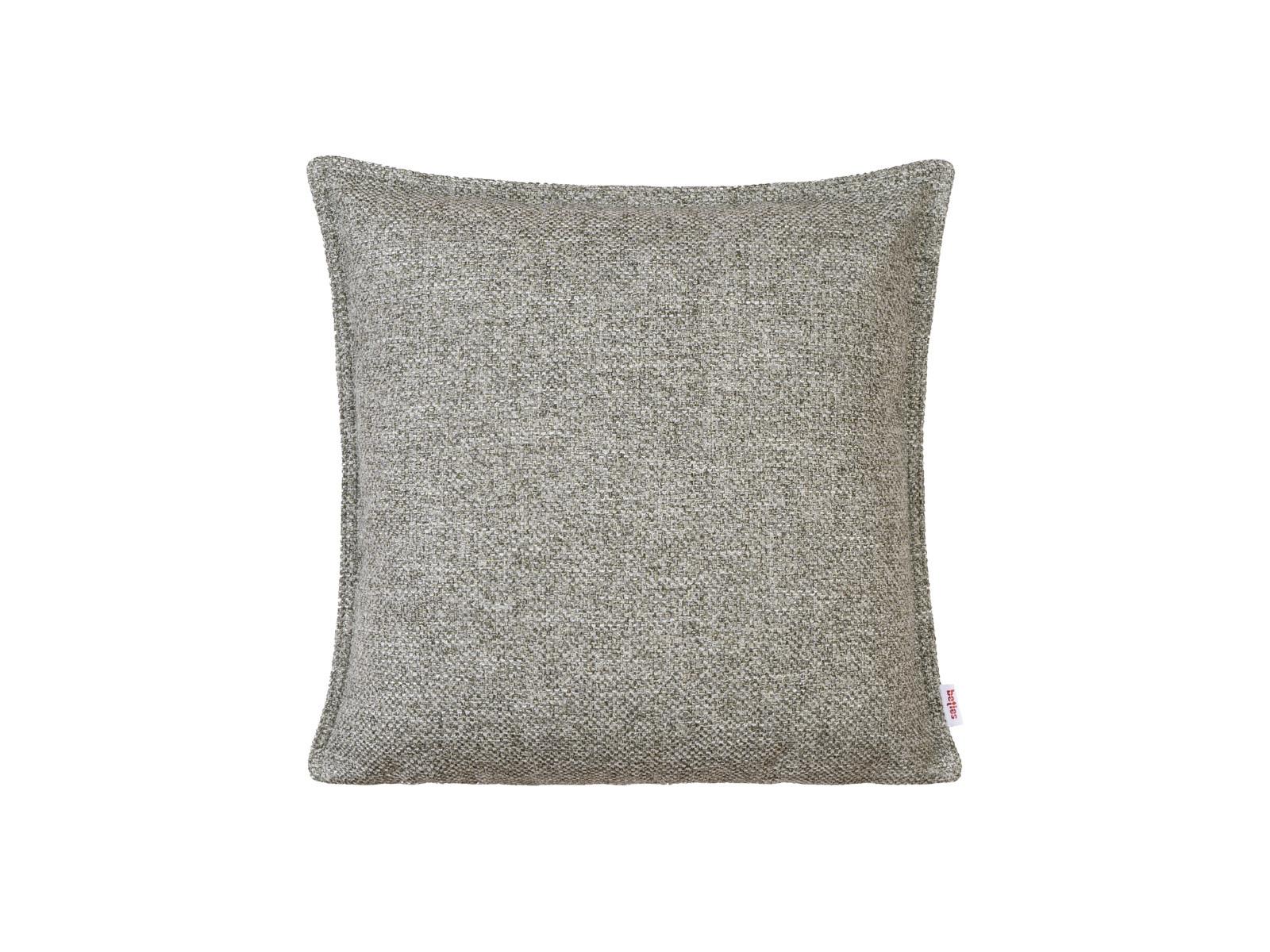 KISSENHÜLLE Bouclé steel-grau 40/40 cm - Grau, Textil (40/40cm) - beties Heimtextil