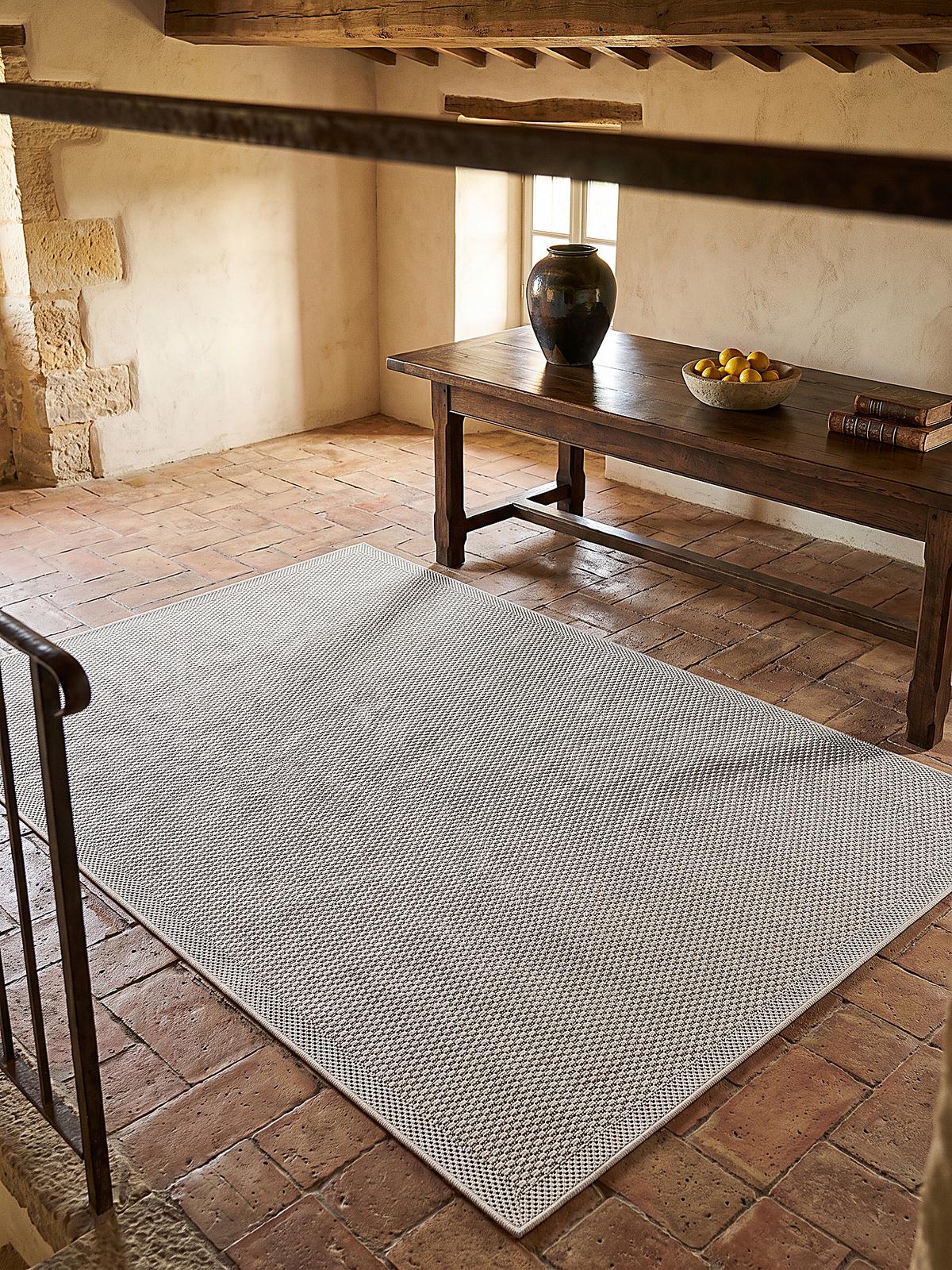 FLACHWEBTEPPICH NURE Polypropylen - Creme, Textil (160/220cm) - KADIMA DESIGN