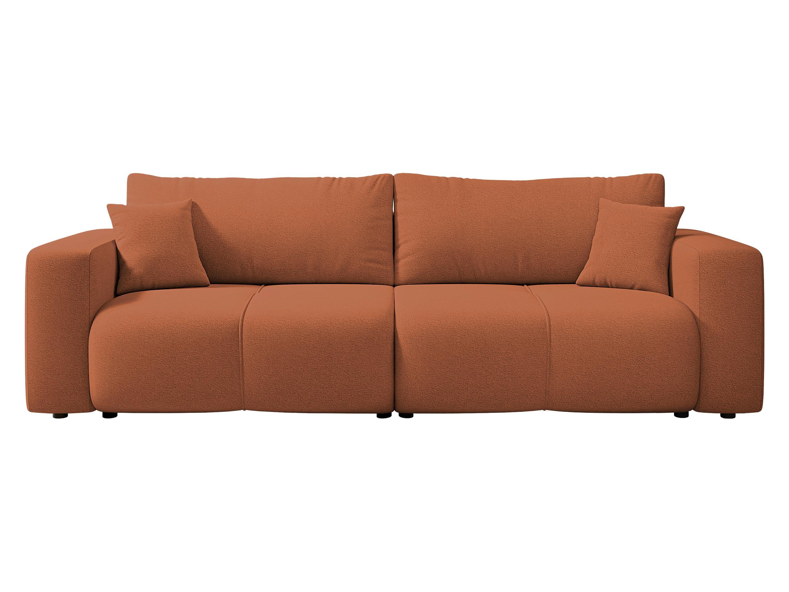 SCHLAFSOFA Furyn - Schwarz/Orange, Holz/Kunststoff (245/82/92cm) - MIRJAN24