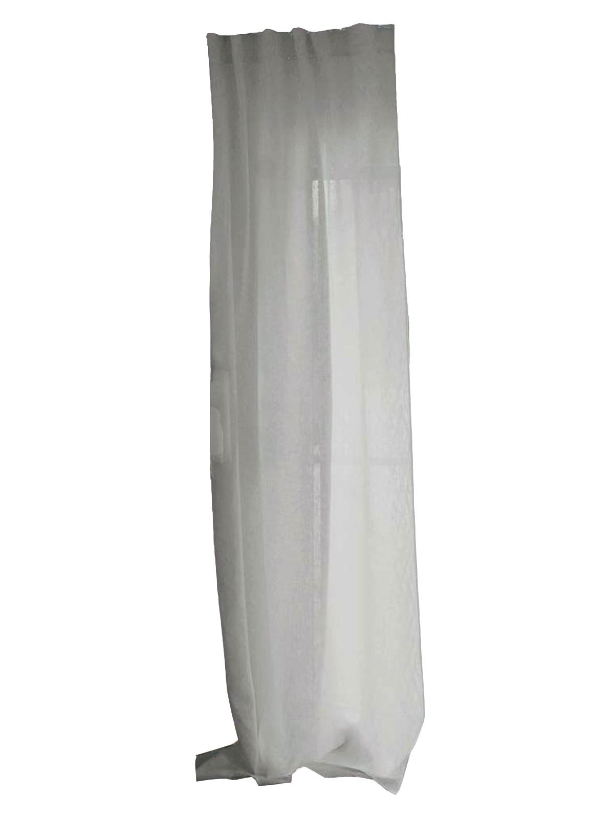 SCHLAUFENVORHANG reines Leinen mit verdeckten Schlaufen stein-grau 135/245 cm - Grau, Naturmaterialien (135/255cm) - beties Heimtextil