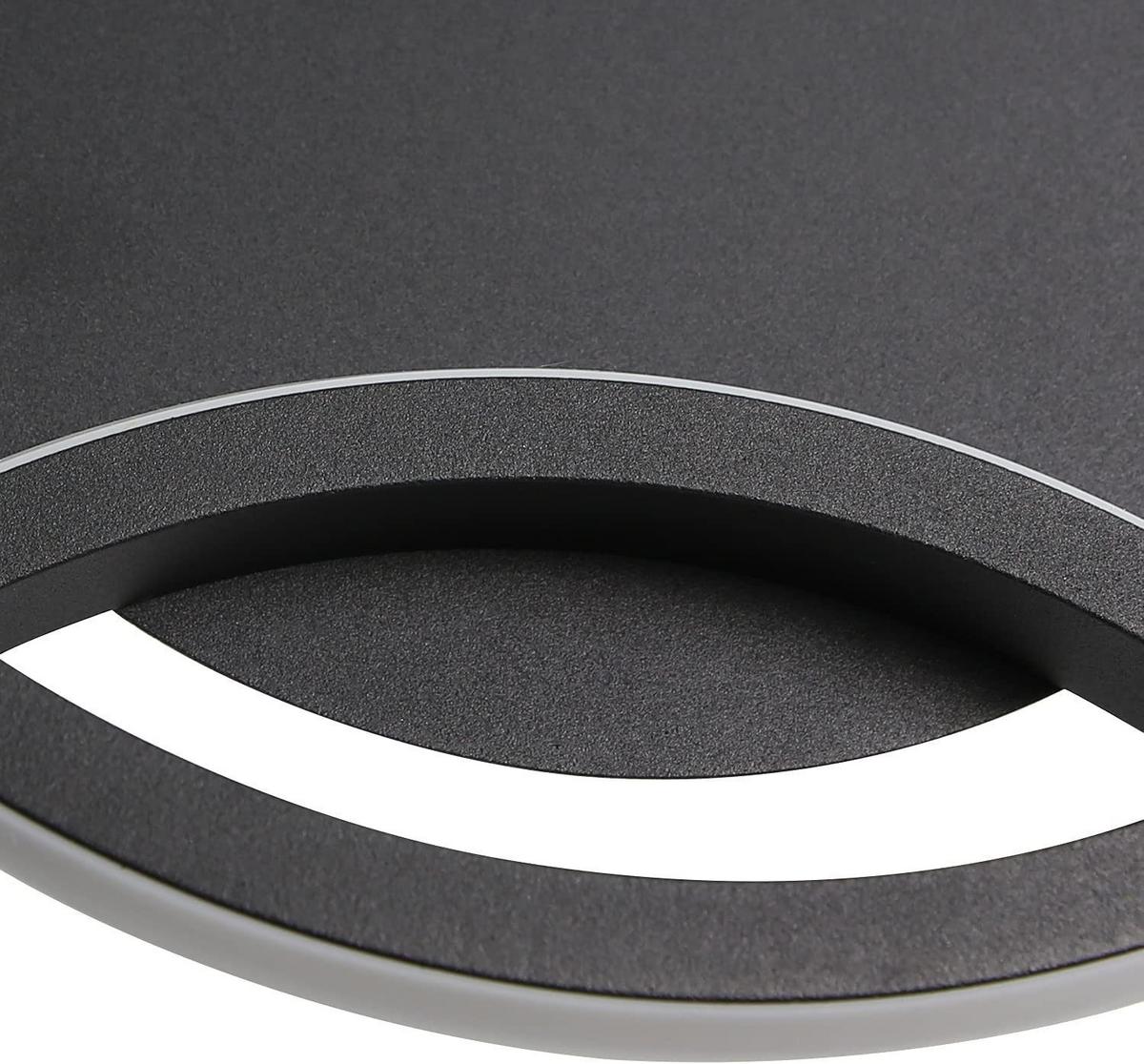 LED-DECKENLEUCHTE Ferdinand 60/24/4 cm - Schwarz, Metall (60/24/4cm) - Nettlife