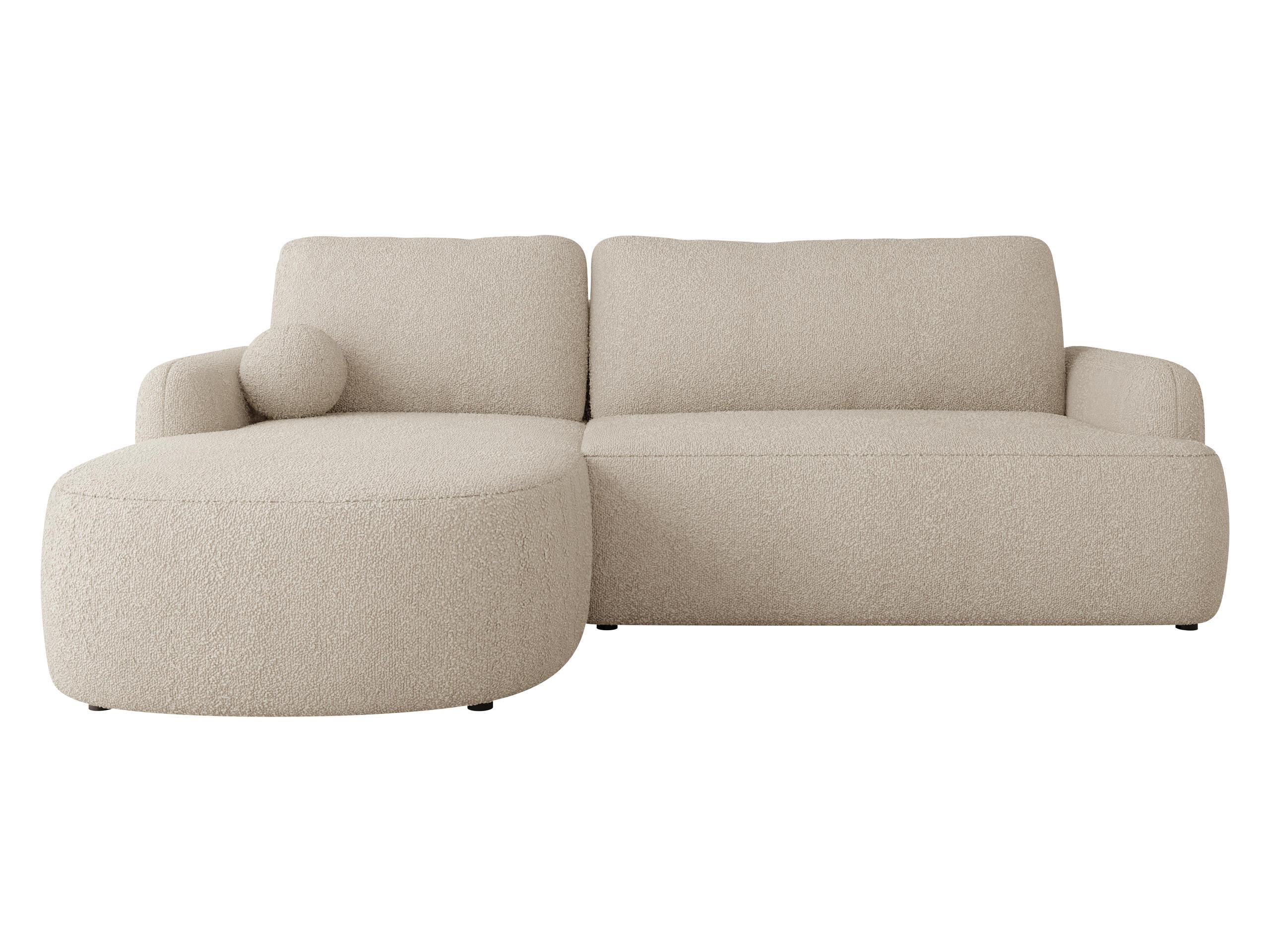 ECKSOFA Loridu Premium, Seite: Links - Schwarz/Naturfarben, Holz/Kunststoff (250/174cm) - MIRJAN24
