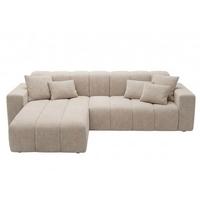 ECKSOFA Nork Beige Links - Beige, Holz/Textil (180/265cm) - Graingold