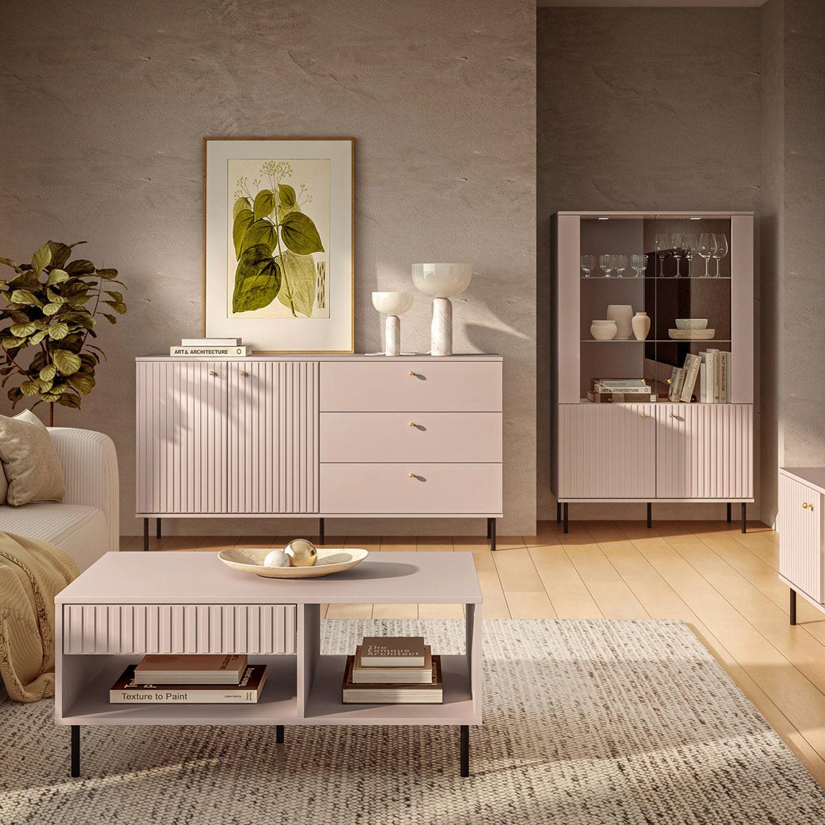 COUCHTISCH Nova Beige - Beige, Holzwerkstoff (60/100/45cm) - Petits-meubles
