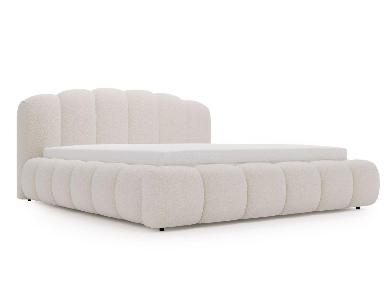 POLSTERBETT CLOUD SOFT - Weiß, Textil (226/234cm) - Graingold