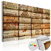 PINNWANDBILDER Braun 90/60 cm - Braun, Naturmaterialien/Textil (90/60cm) - KUNSTLOFT