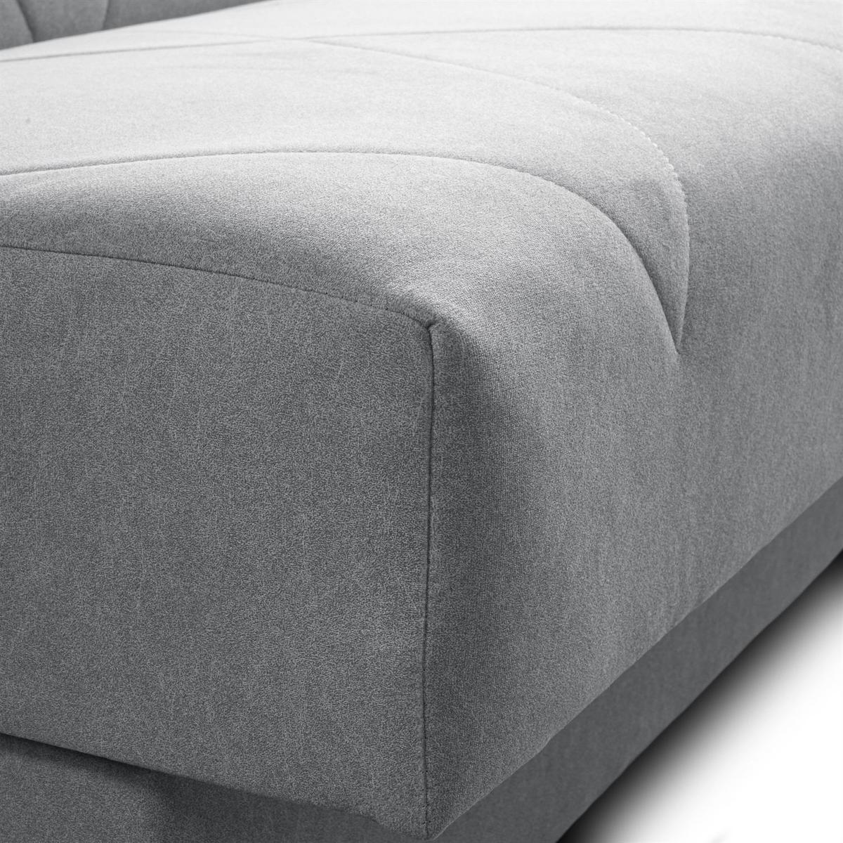 SCHLAFSOFA VERO mit Schlaffunktion Castel 91 - Grau, Textil (191/88/90cm) - Lookway