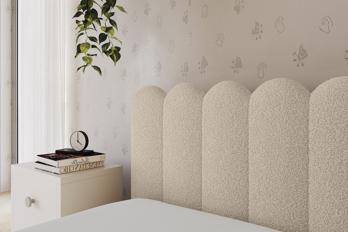 EINZELLBETT Jugendbett mit Bettkasten, Rechts - ARTY 80x200 Dunkelbeige - Taupe, Holzwerkstoff/Textil (80/200cm) - ALTDECOR