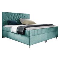 BOXBETT Prowansja - H3 - Türkis, Holz (160/200cm) - MIRJAN24