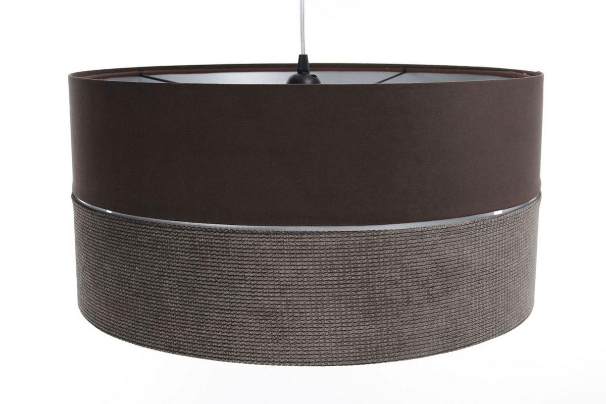 HÄNGELEUCHTE Silber 50/25 cm - Silberfarben/Braun, Kunststoff (50/0.8/25cm) - ONZENO