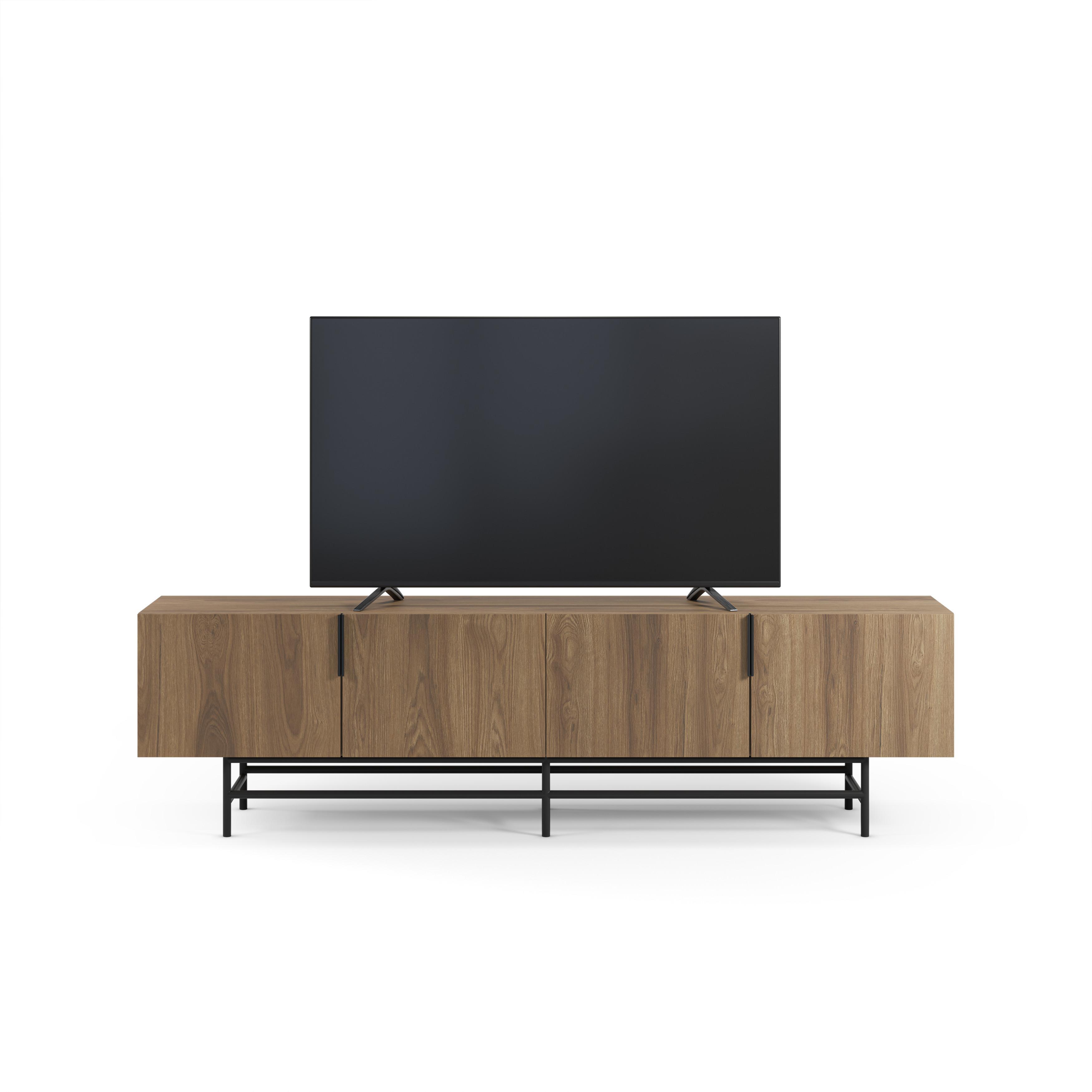 TV-STÄNDER Eldia Braun 200/35/63.5 cm - Braun, Holz (35/63.5/200cm) - Calicosy