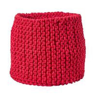 AUFBEWAHRUNGSKORB Baumwolle 42/37 cm - Rot, Textil (42/42/37cm) - Homescapes