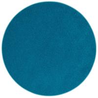 TREND VELOURS TEPPICH JOY RUND - Petrol, Textil (100/100cm) - Snapstyle