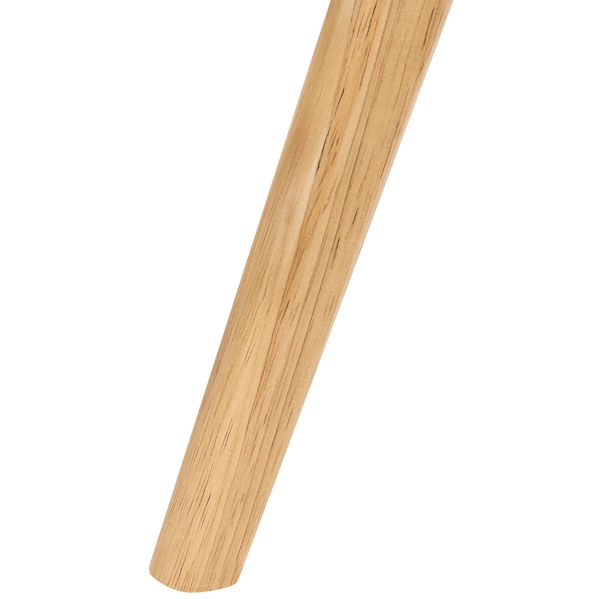 BARHOCKER 2er-Set Hellbraun Cando - Hellbraun, Holz (52/74/45cm) - Beliani