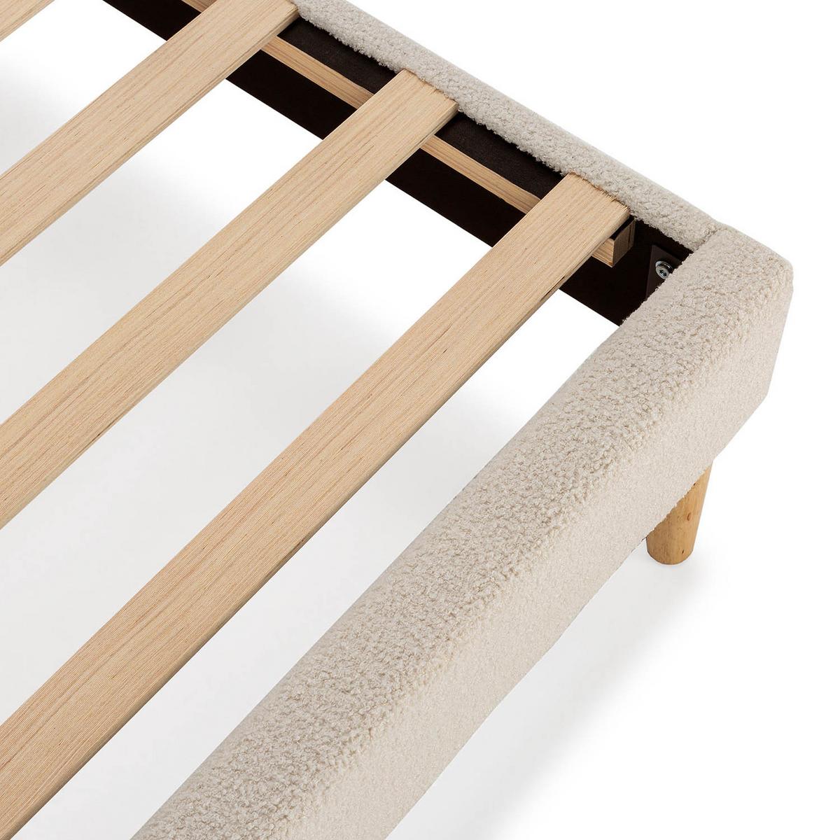 POLSTERBETT + Kopfteil 140x200 cm Niebla, Beige - Beige, Textil (140/200cm) - VS Venta-stock