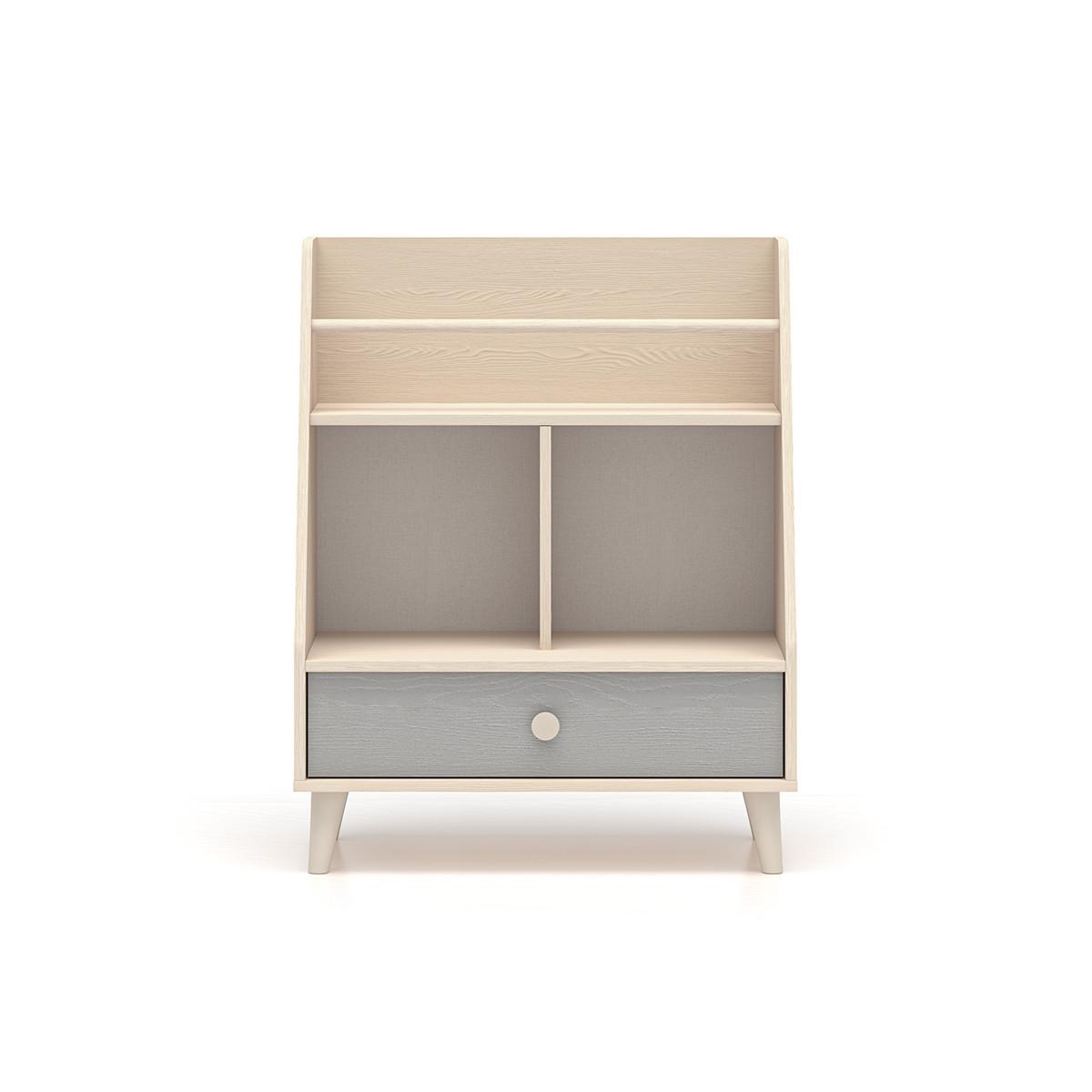 BÜCHERREGAL Alycia Beige - Grau - Holzeffekt - Grau, Holz (72/90/36cm) - Petits-meubles