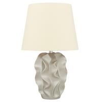 TISCHLAMPE Allika 28/28/46 cm - Goldfarben, Keramik (28/28/46cm) - Beliani