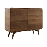 KOMMODE Helion KSZ108 - Nussbaumfarben, Holz/Holzwerkstoff (108/84/39cm) - MIRJAN24