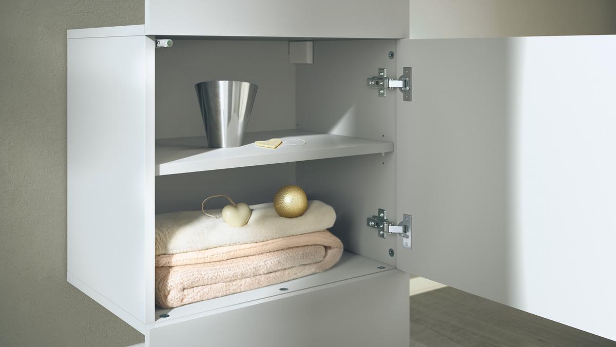 GARDEROBE Carlton Weiß matt - Weiß, Holzwerkstoff (52/193/35cm) - Vladon