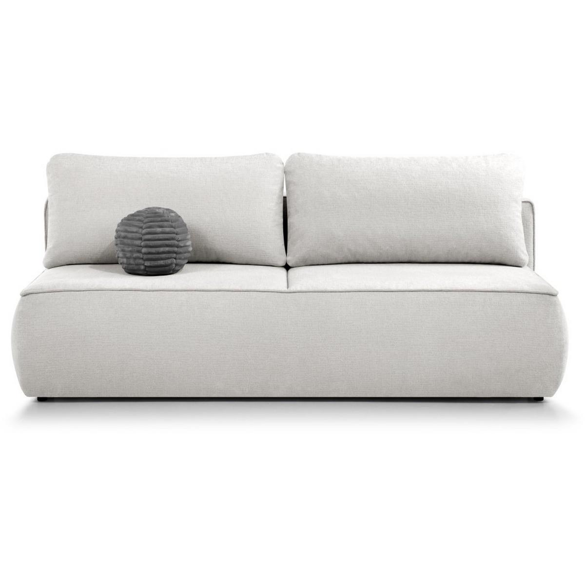 SCHLAFSOFA Darling 2-Sitzer, mit Bettkasten, Beige - Beige, Textil (210/92/100cm) - Beautysofa