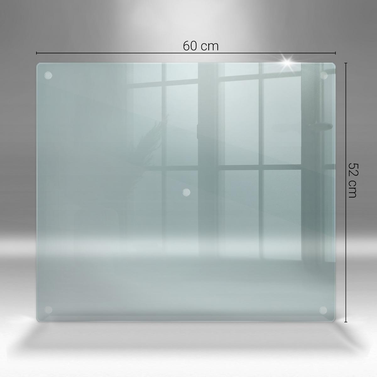 HERDABDECKPLATTE 60x52 cm Transparent - Transparent, Glas (60/0.4/52cm) - TULUP