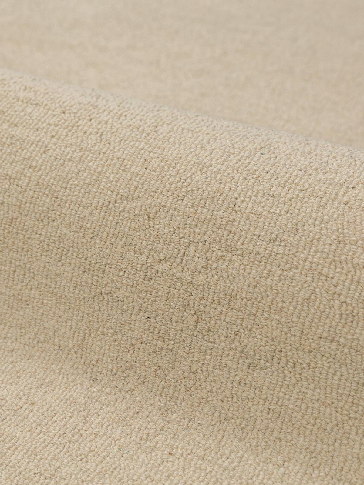 WOLLTEPPICH handgetuftet WAVENEY, Zickzack-Wellenbordüre, Petrol, 140 x 200 cm - Türkis, Textil (140/200cm) - KADIMA DESIGN