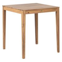 BISTROTISCH 70/70 cm zertifiziertes Akazienholz Hellbraun Chioggia - Hellbraun, Holz (70/70/75cm) - Beliani