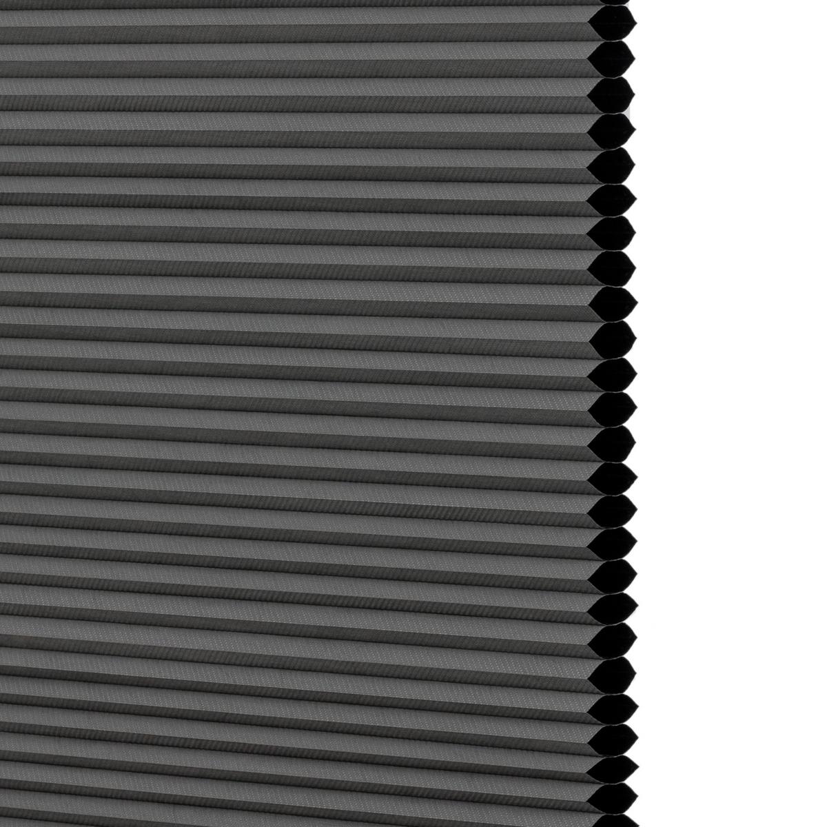THERMO-PLISSEE KLEMMFIX OHNE BOHREN, VERDUNKELUNG, VERSPANNT Grau, 130 cm, 85, 130 - Grau, Kunststoff (85/130cm) - Lichtblick Original