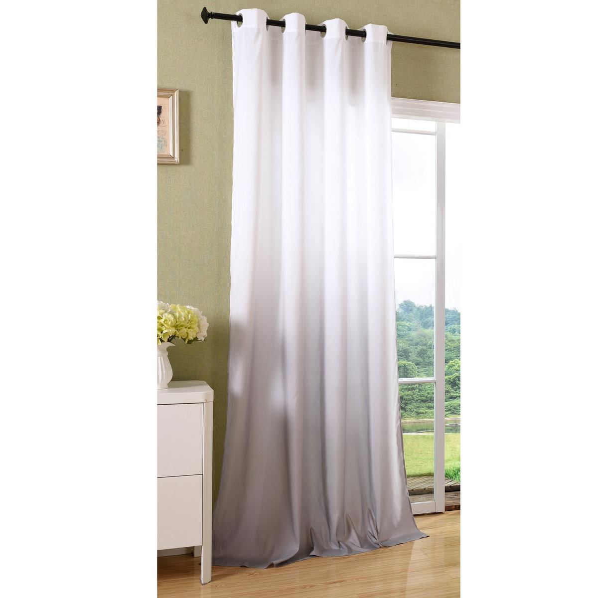 VORHANG FARBVERLAUF HxB 245x140 cm Grau - Grau, Textil (140/245cm) - Gardinenbox