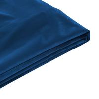 BETTRAHMENBEZUG Samtstoff 160/200 cm Dunkelblau Fitou - Dunkelblau, Textil (170/214cm) - Beliani
